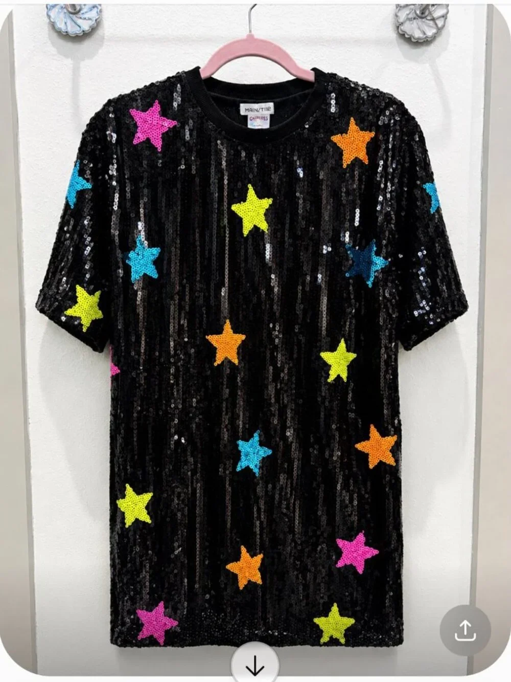 Main Stip Fun Neon Star Tunic
